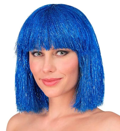 E-Carnavalskleding.nl Pruik blits blauw Maud