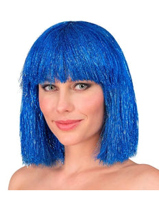 E-Carnavalskleding.nl Pruik blits blauw Maud