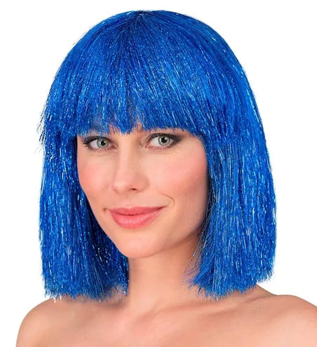 E-Carnavalskleding.nl Pruik blits blauw Maud