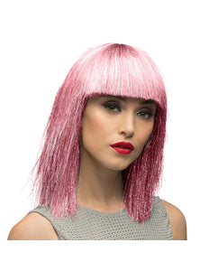 E-Carnavalskleding.nl Pruik Crazy roze