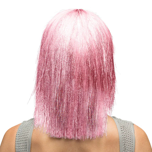E-Carnavalskleding.nl Pruik Crazy roze