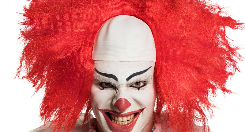 E-Carnavalskleding.nl Pruik Horror clown rode haren