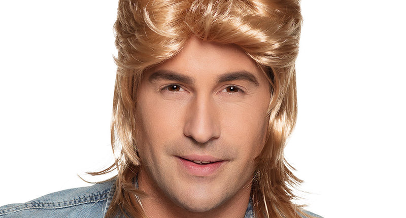 E-Carnavalskleding.nl Pruik Jimmy blond met matje