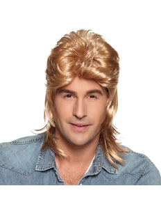 E-Carnavalskleding.nl Pruik Jimmy blond met matje