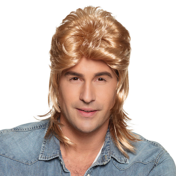 E-Carnavalskleding.nl Pruik Jimmy blond met matje