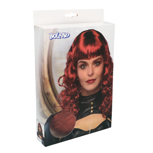 E-Carnavalskleding.nl Pruik Lady Steampunk rood
