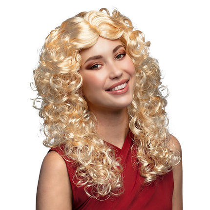 E-Carnavalskleding.nl Pruik Norah blond