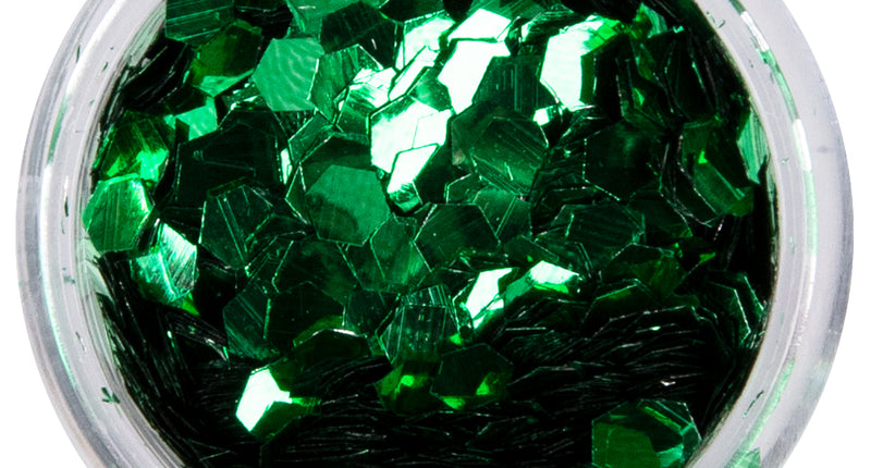 E-Carnavalskleding.nl PXP biologisch afbreekbare chunky glitter Bosgroen 2,5 gram