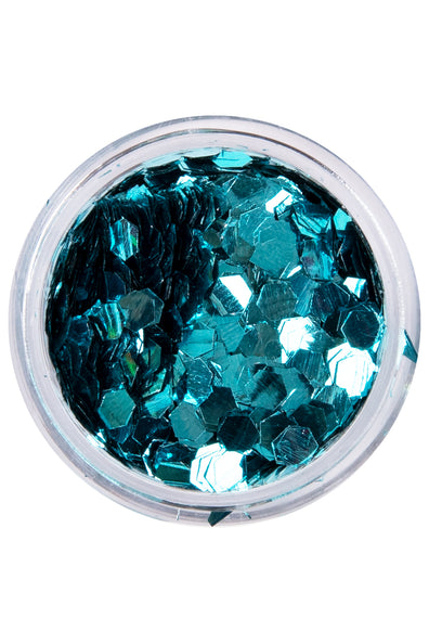 E-Carnavalskleding.nl PXP biologisch afbreekbare chunky glitter Deep Blue Lake 2,5 gram