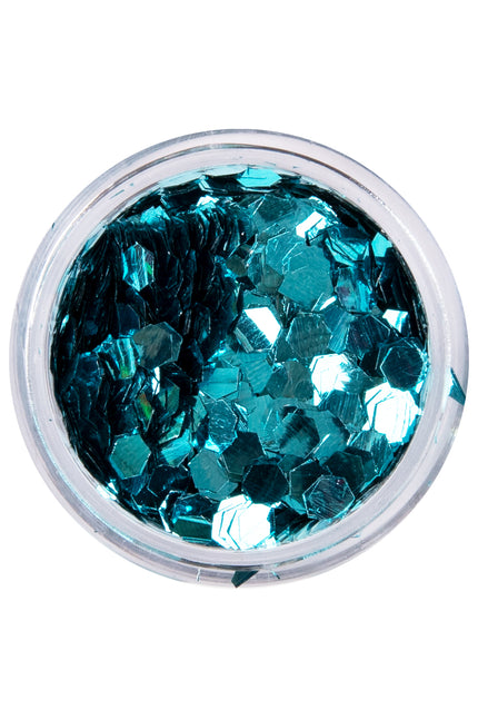 E-Carnavalskleding.nl PXP biologisch afbreekbare chunky glitter Deep Blue Lake 2,5 gram