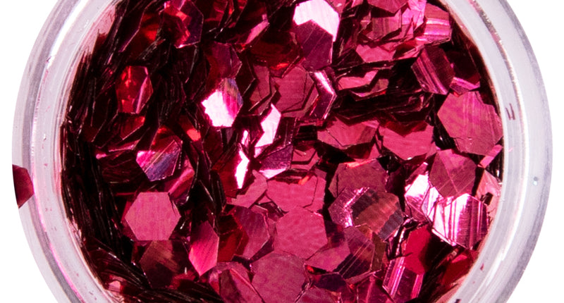 E-Carnavalskleding.nl PXP biologisch afbreekbare chunky glitter Rose Bengal 2,5 gram