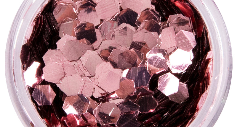 E-Carnavalskleding.nl PXP biologisch afbreekbare chunky glitter Zacht Roze 2.5 gram