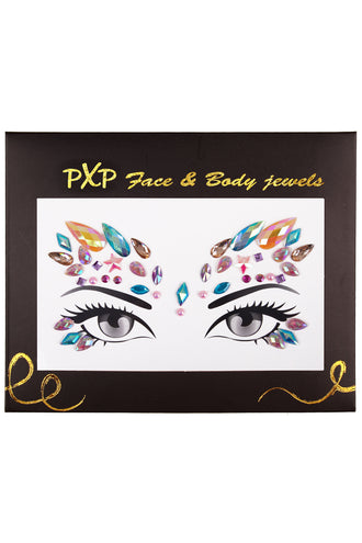 E-Carnavalskleding.nl PXP Face & Body sieraad Glitter unico