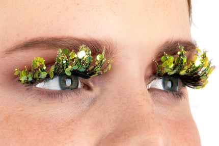 E-Carnavalskleding.nl PXP fluorescerende glitter wimpers elfje