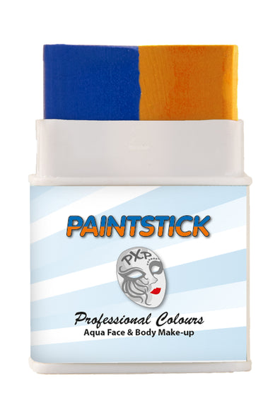 E-Carnavalskleding.nl PXP mini stick blauw-oranje 7 gram