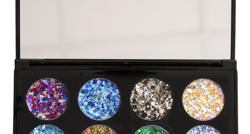 E-Carnavalskleding.nl PXP Palette L'Automne glitter creme 12 kleuren
