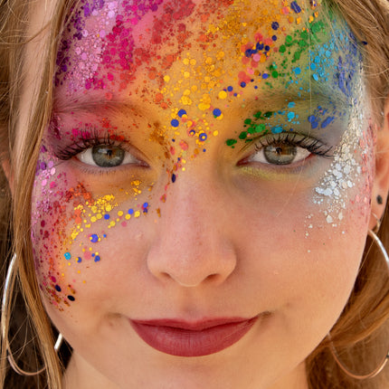 E-Carnavalskleding.nl PXP Palette L'été glitter creme 12 kleuren