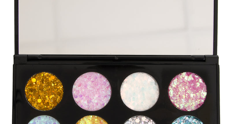 E-Carnavalskleding.nl PXP Palette L'Hiver glitter creme 12 kleuren