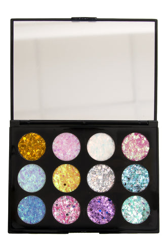 E-Carnavalskleding.nl PXP Palette L'Hiver glitter creme 12 kleuren