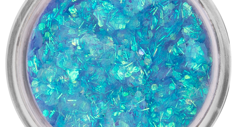 E-Carnavalskleding.nl PXP Pressed chunky glitter creme blue lagoon 10 ml