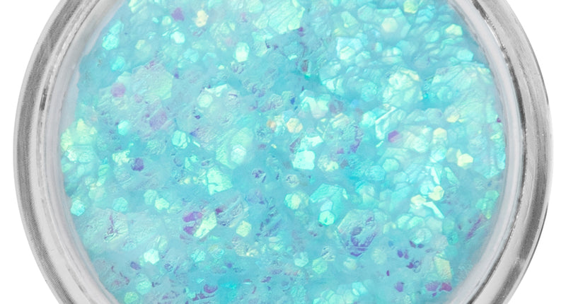 E-Carnavalskleding.nl PXP Pressed chunky glitter creme ijsblauw kameleon 10 ml