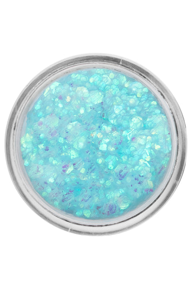 E-Carnavalskleding.nl PXP Pressed chunky glitter creme ijsblauw kameleon 10 ml
