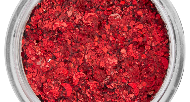 E-Carnavalskleding.nl PXP Pressed chunky glitter creme koraalrood 10 ml