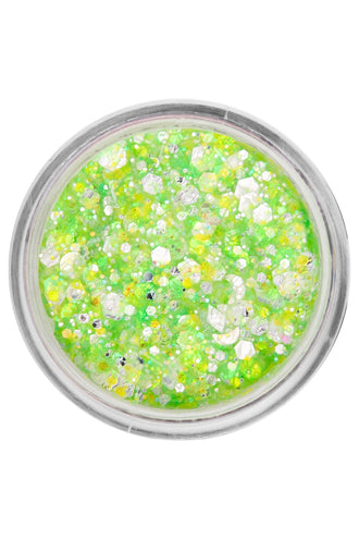 E-Carnavalskleding.nl PXP Pressed chunky glitter creme neon groen snoepje 10 ml