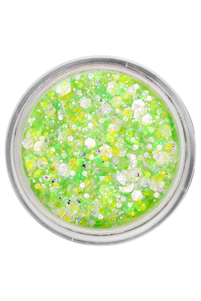 E-Carnavalskleding.nl PXP Pressed chunky glitter creme neon groen snoepje 10 ml
