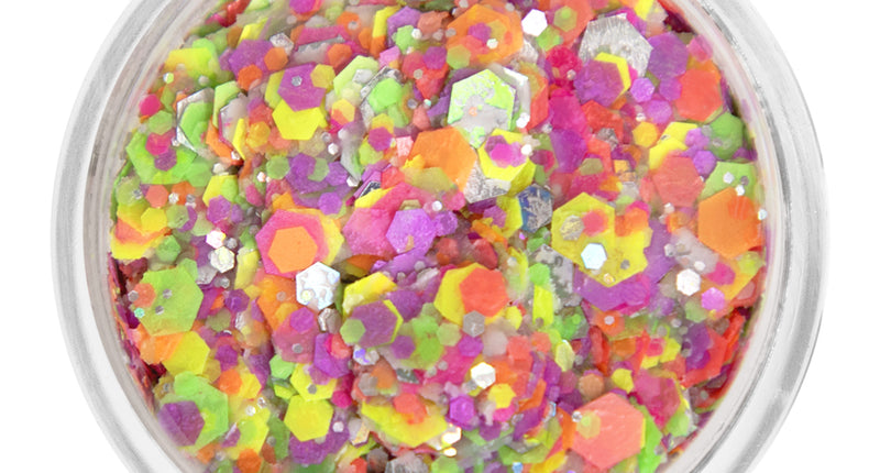 E-Carnavalskleding.nl PXP Pressed chunky glitter creme neon Xplosion 10 ml