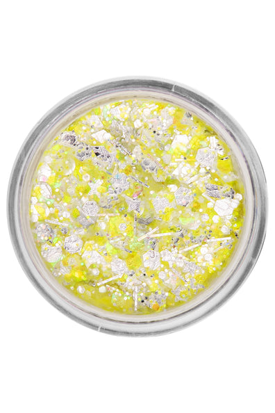 E-Carnavalskleding.nl PXP Pressed chunky glitter creme neongeel snoepje 10 ml