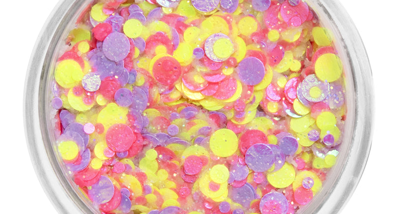 E-Carnavalskleding.nl PXP Pressed chunky glitter creme pastel sweetness 10 ml
