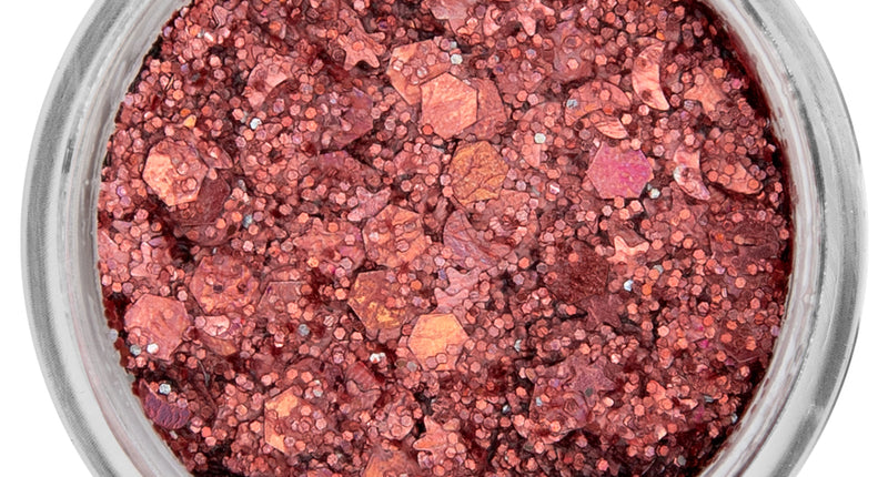 E-Carnavalskleding.nl PXP Pressed chunky glitter creme roze champagne 10 ml