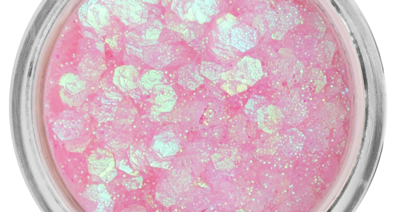 E-Carnavalskleding.nl PXP Pressed chunky glitter creme roze roomijs kameleon 10 ml