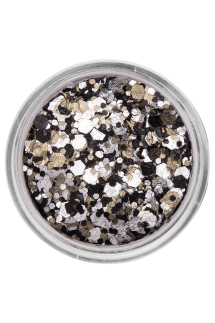 E-Carnavalskleding.nl PXP Pressed chunky glitter creme shiny gothic 10 ml