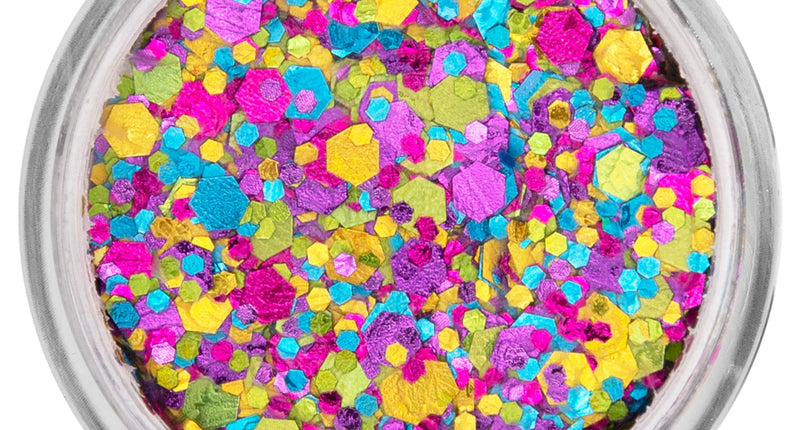 E-Carnavalskleding.nl PXP Pressed chunky glitter creme spring break 10 ml