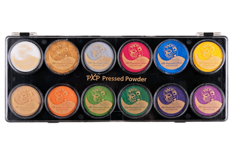 E-Carnavalskleding.nl PXP Pressed poeders palet 12 x 5 gram