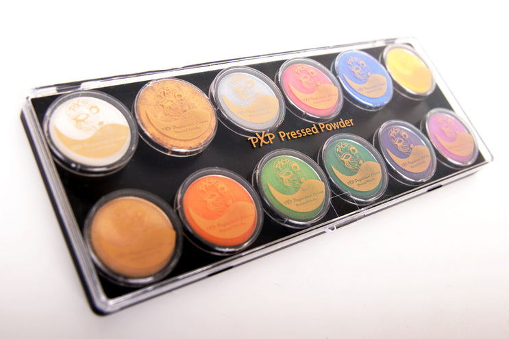 E-Carnavalskleding.nl PXP Pressed poeders palet 12 x 5 gram