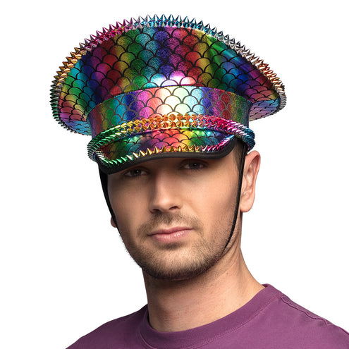 E-Carnavalskleding.nl Regenboog kapitein pet Euphoria