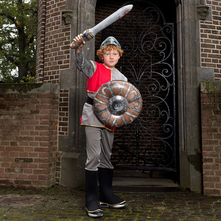 E-Carnavalskleding.nl Ridderhelm kind zilver