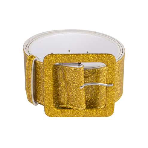 E-Carnavalskleding.nl Riem Glitter goud
