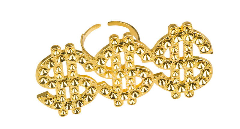E-Carnavalskleding.nl Ring Triple dollar