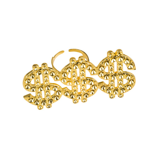 E-Carnavalskleding.nl Ring Triple dollar