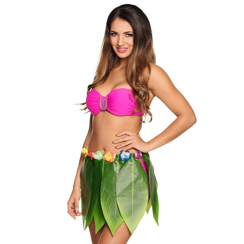 E-Carnavalskleding.nl Rokje Hawaii Palmblad