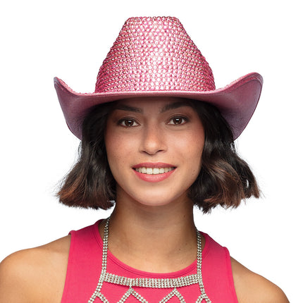 E-Carnavalskleding.nl Roxze Cowboyhoed Tomorrow knalroze