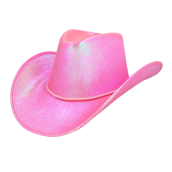 E-Carnavalskleding.nl Roze cowboyhoed Pearl roze