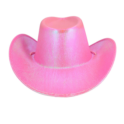 E-Carnavalskleding.nl Roze cowboyhoed Pearl roze