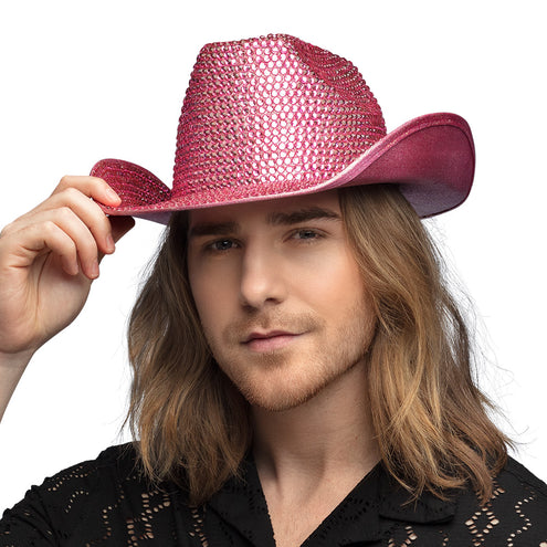 E-Carnavalskleding.nl Roze Cowboyhoed Tomorrow knalroze