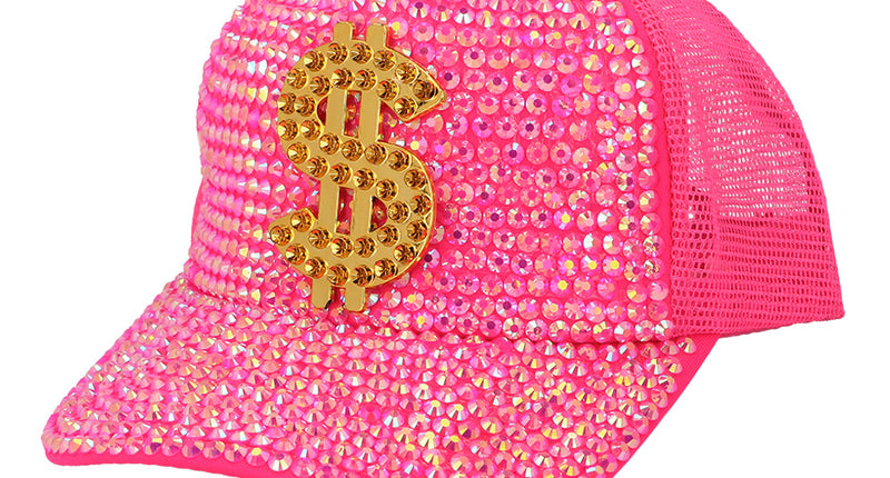 E-Carnavalskleding.nl Roze Dollar pet neon