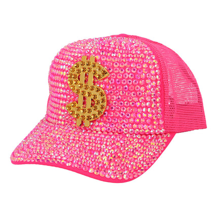 E-Carnavalskleding.nl Roze Dollar pet neon